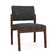 Lenox Wood Waiting Reception Armless Guest Chair Wood Frame