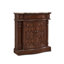 Console noyer massif et bois manufacturé