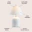 Lampe de table blanche 28,5 po briarden