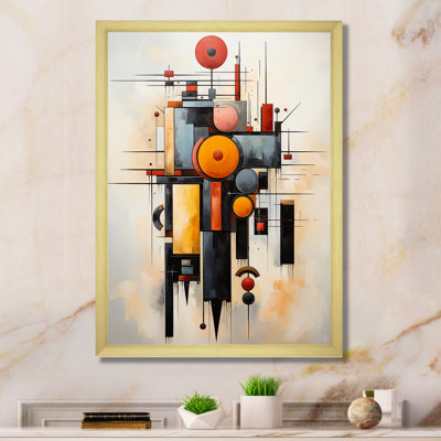 Humberly Red Suprematism Reduction II sur toile