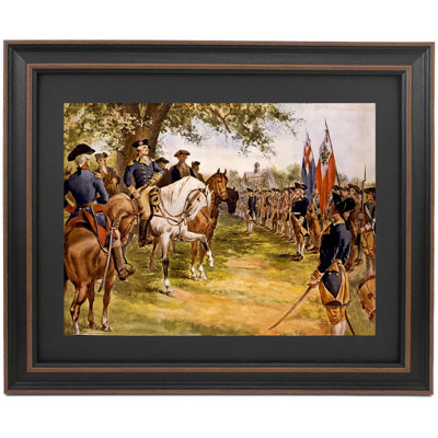 Washington Taking Command Of The American Army Under The Old Elm At Cambridge By Percy Moran