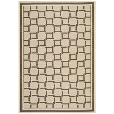 Tapis crème / chocolat Resort