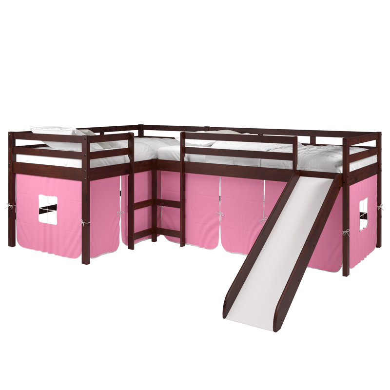 Lit plateforme simple Chelsee par Harriet Bee, Rose