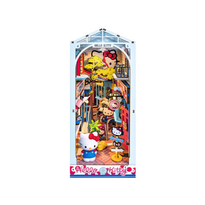 Ensemble de coin-livre 3D DIY - Hello Kitty: Town Square, 169 pièces