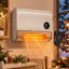 Chauffage mural intelligent, radiateur électrique d'appoint de 1500 W à chauffage rapide pour une utilisation intérieure, panneau chauffant mural avec télécommande, 3 vitesses de ventilation et protection contre la surchauffe.-137850223