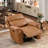 37.4" W Faux Leather Manual Recliner