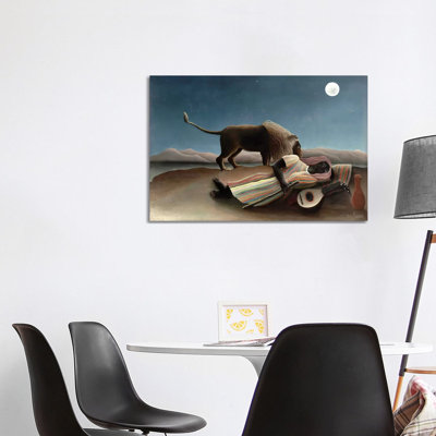 The Sleeping Gypsy, 1897 by Henri Rousseau - Wrapped Canvas Print