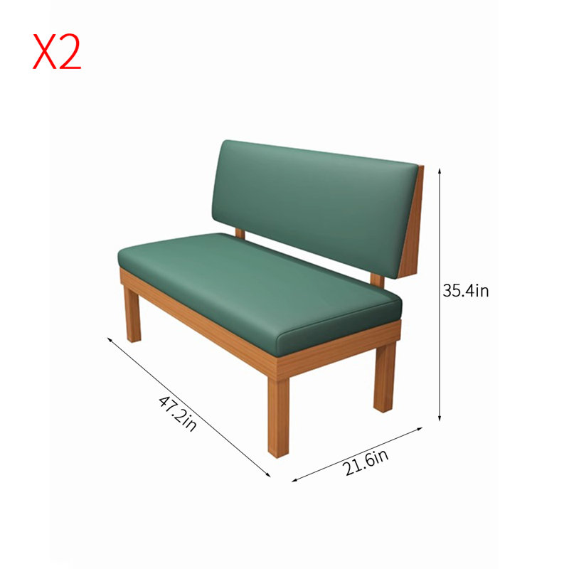 Banc de restaurant haut de gamme simple