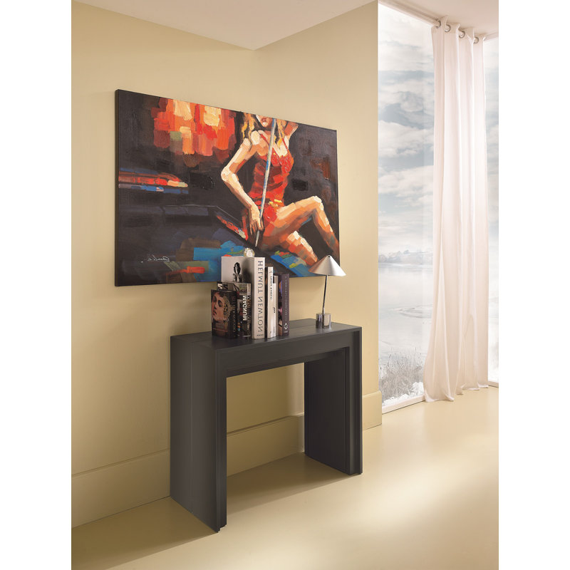 Sodbury Extendable Dining Table, Black, Black