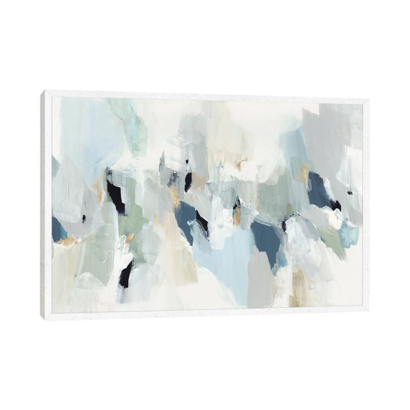 Little Talks I by Isabelle Z - Painting on Canvas, 101.6 cm H x 66.04 cm W, White Framed