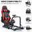 Anman Adjustable Ergonomic PC & Racing Game Chair in Black
