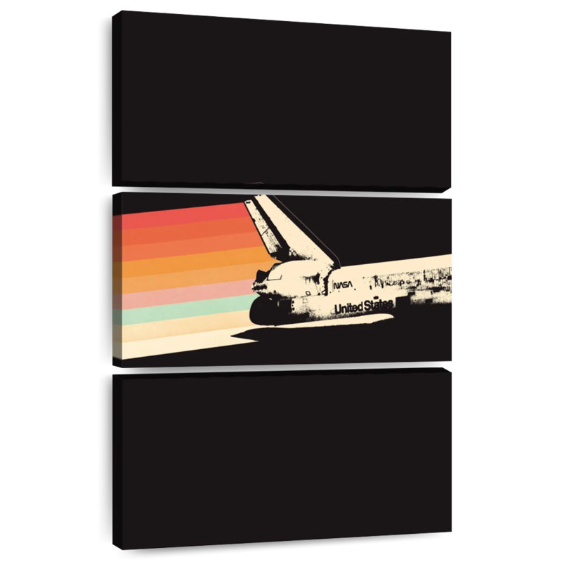 Oberle Spaceship Rainbow, 32" H x 20" W