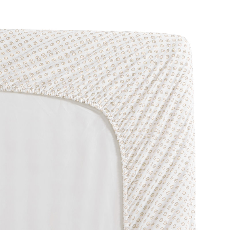 Millstone White Cotton Percale Queen Deep Pocket Sheet Set
