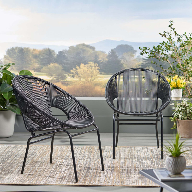 Chaise de salle à manger élégante et sophistiquée, Noir