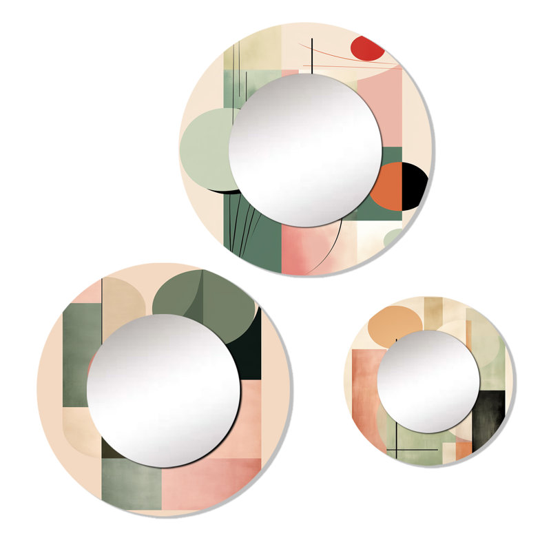 Lianet Metal Round Mirror