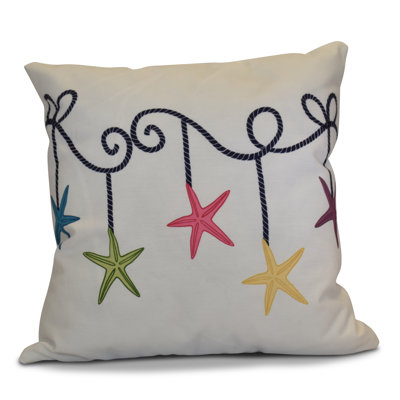 Coastal Christmas Square Pillow Cover & Insert