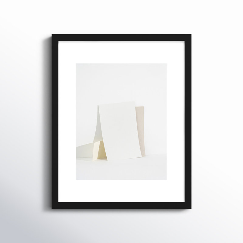 Clean Slate As An Object 6 Print by Svetlana Smirnova, Black Framed, 20" H x 16" W x 1.25" D