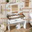 Meuble-lavabo Decoda Farmhouse avec miroir et lumières-88944041