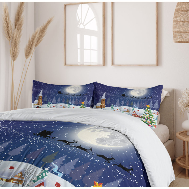 Christmas Traditional Duvet Cover, King