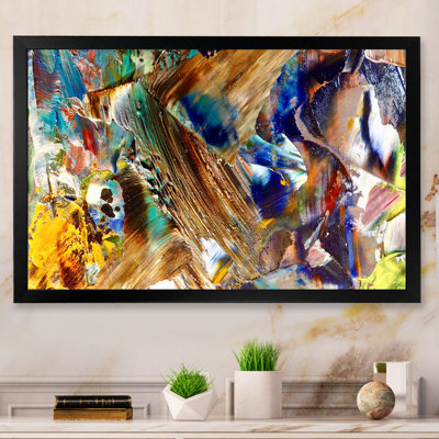 Colorfor Abstract Strokes Painting VI - Print on Canvas