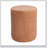 Evie Outdoor Patio Round MGO Side Table With Weather-Resistant Rattan And Aged Brown Finish For Rustic Charm And Durability