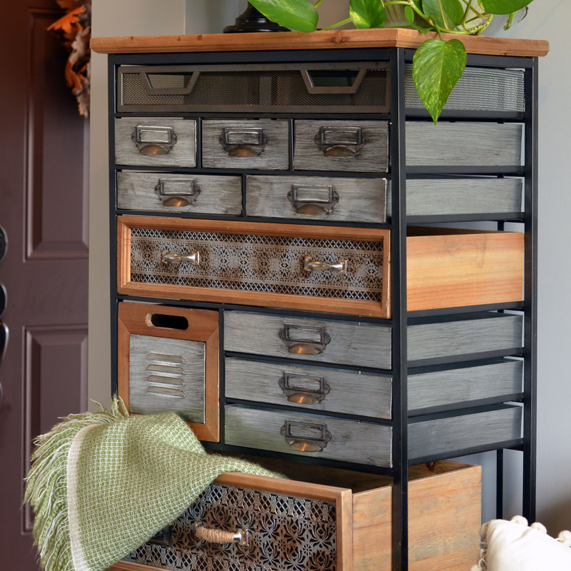 Ingertha 19 Drawer Tall Dresser