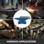 Steel Fireplace Tool Set