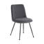 Langione Fabric Dining Chairs with Steel Legs-215168093