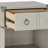 Gray Finish Nightstand