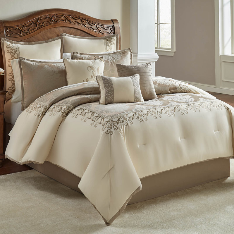 Hillcrest 9 Pc Comforter Set, Queen Comforter + 8 Additional Pieces