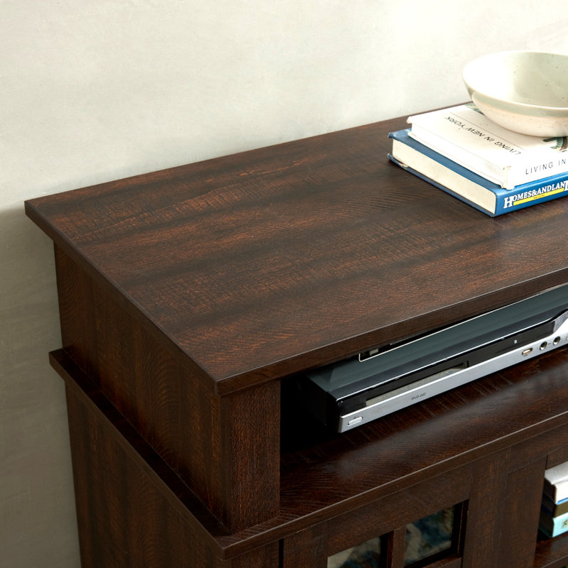 Classic TV Media Stand Modern Entertainment Console For TV Up To 65" With Open And Closed Storage Space,58.25"W*15.75"D*32"H