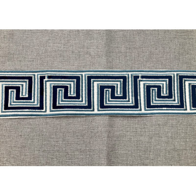 Embroidery Suede Fabric Tape 3.75" Width Trim