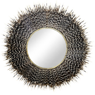 Miroir extra large en plumes de porc Meubles