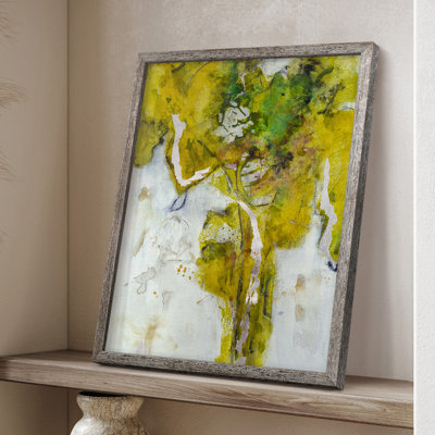 Golden Foliage I Framed Print - Solid Wood
