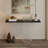 Modern Black Solid Wood Console Table-1050931637