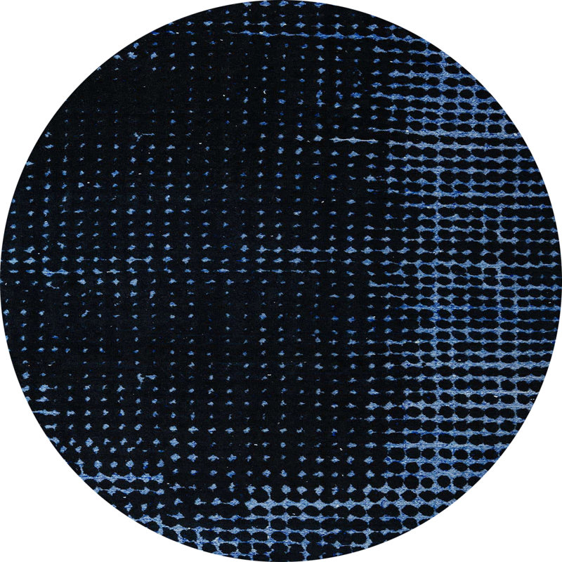 Tapis abstrait 4646, Rond 7 pi