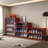 Red Glass Door Shoe Box Shoe Storage Cabinet For Sneakers With Rgb Led Light-1608138223