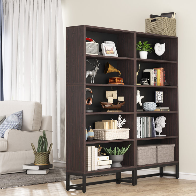 180cm H x 80cm W Standard Bookcase, Sandalwood