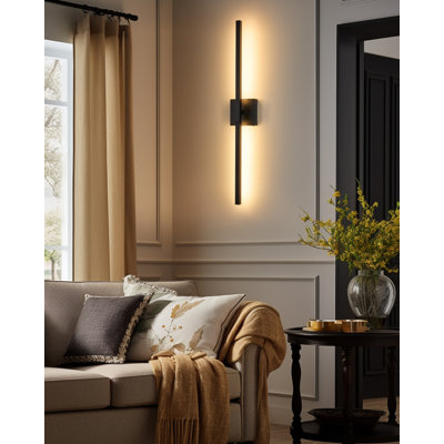 Battery Operated Wall Sconce With Remote Control, Dimmable Aluminum Led Wall Sconce Non-Hardwired