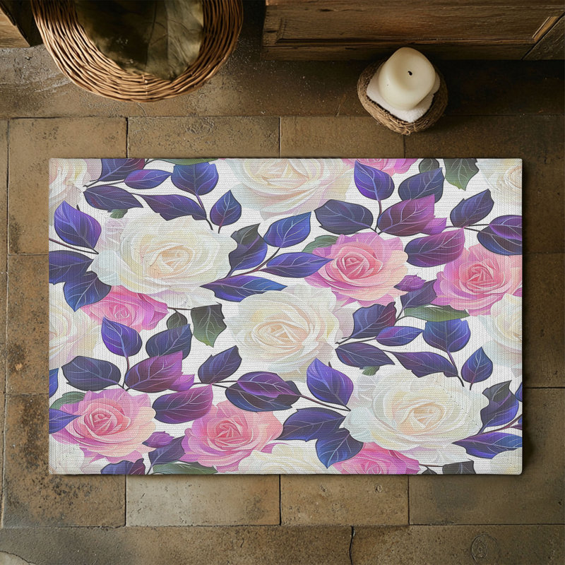 Tapis tressé Flower Drift, Rectangulaire 3 pi x 5 pi