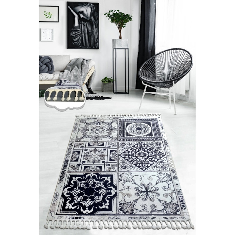 Premium Hall Carpet, 31.5 x 39.4 Inches, 100% Polyester, 0.16 in Pile Height | Antibacterial, Non-Slip Felt Dot Underside | Machine Washable, Durable Design for Living Room & Entryway, Easy Care