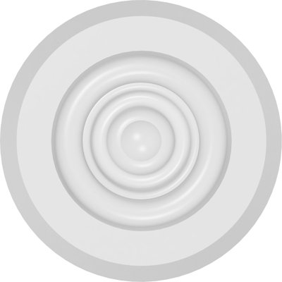 Standard Grayson Bullseye Rosette with Beveled Edge