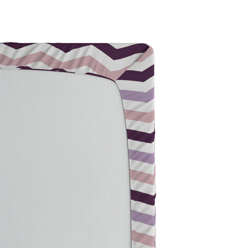 Microfiber Chevron Fitted Sheet, Full Fitted Sheet
