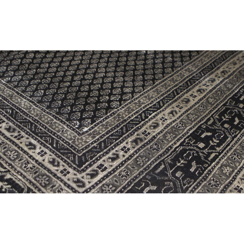 Wool Paisley Area Rug, Rectangle 9'11" x 13'10"