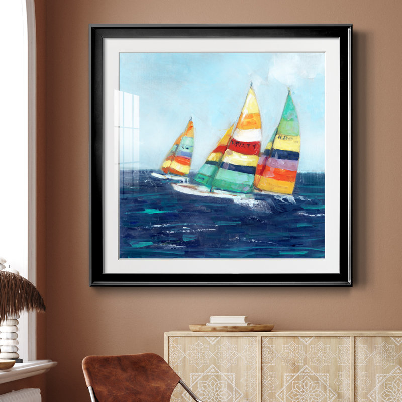 Raton laveur - peinture encadrée, Noir, H 26,5 po x l 26,5 po x P 1,5 po
