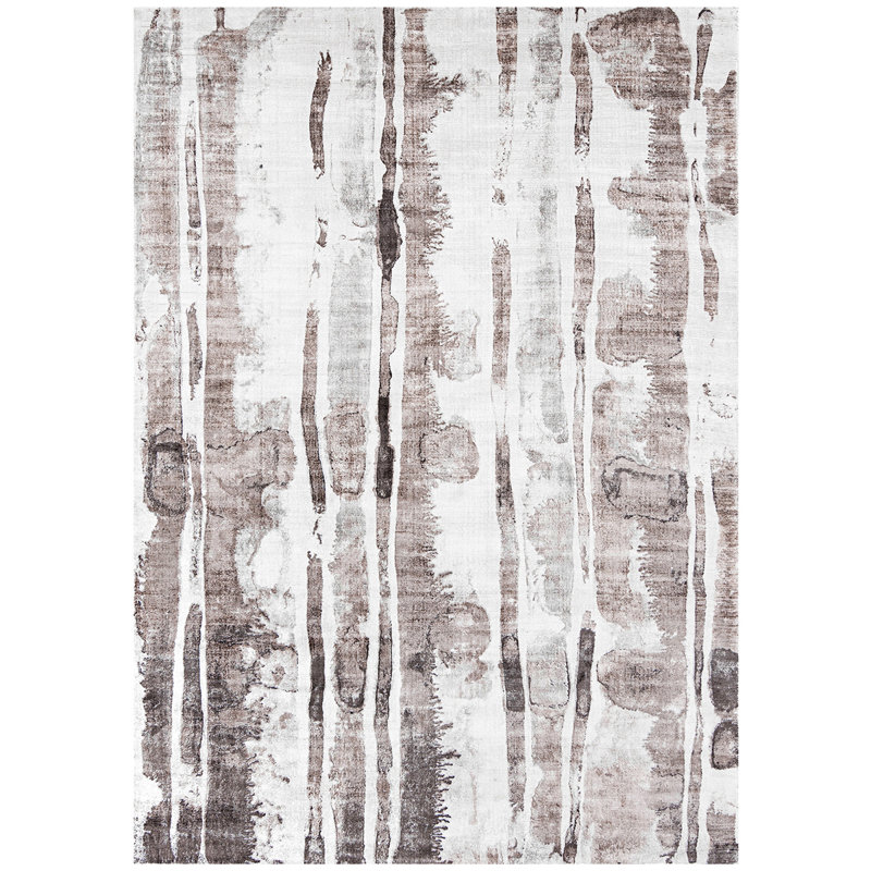 Area Rug in Ivory, Rectangle 6' x 9'