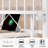 Metal Daybed with Trundle, LED Lights-1728031086