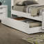 Structure de lit simple contemporain Pearl White-1108990836