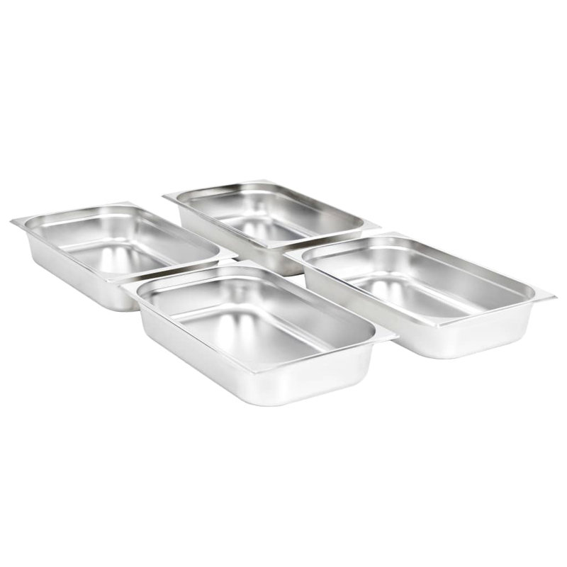 Stainless Steel Pan, 10cm H x 53cm W x 32.5cm D