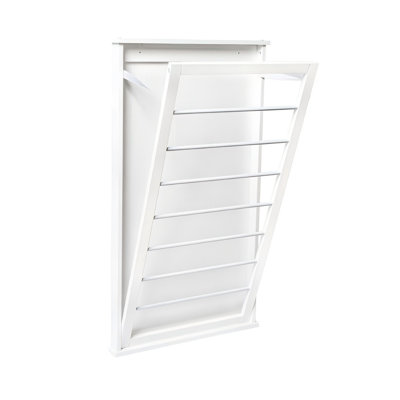 The Perfect Wall Mounted Clothes Rack With Drying Rod And Drying Rack